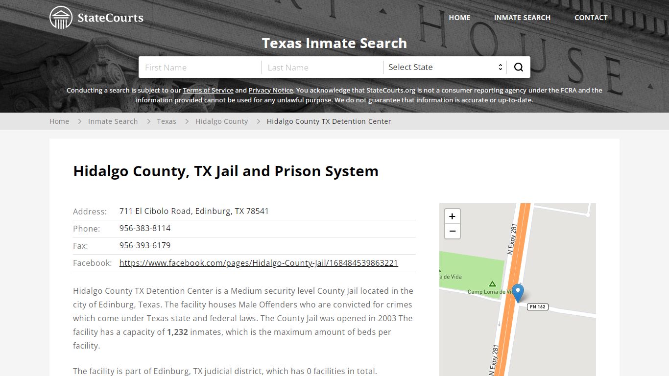 Hidalgo County TX Detention Center Inmate Records Search ...